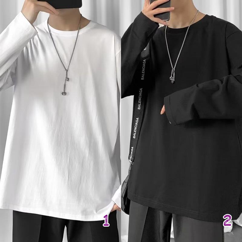 無地ロングスリーブTシャツ