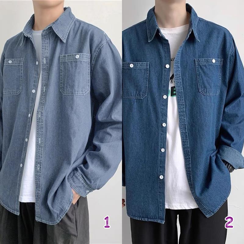 シンプルデニムシャツ