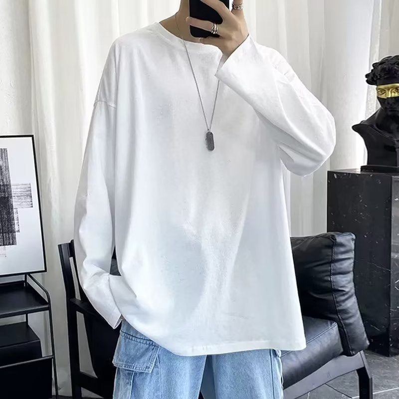 無地ロングスリーブTシャツ