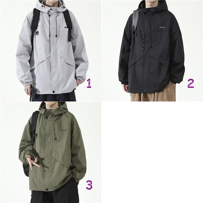 フード付きマウンテンパーカー