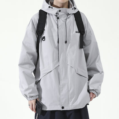 フード付きマウンテンパーカー