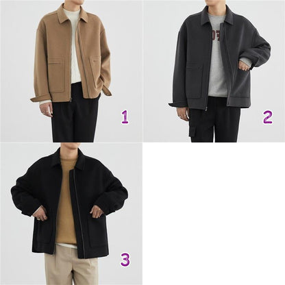 ウールブルゾン