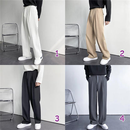 ワイドスラックスパンツ