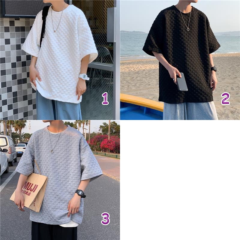 ワッフルオーバーサイズTシャツ