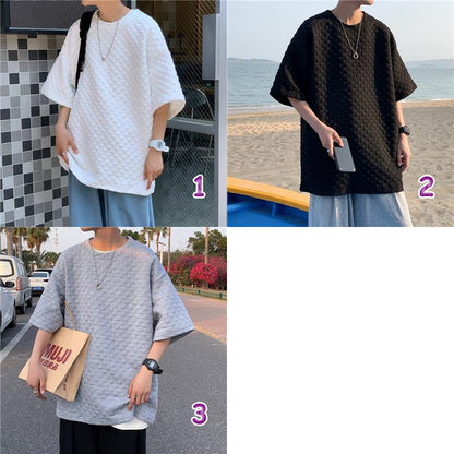 ワッフルオーバーサイズTシャツ